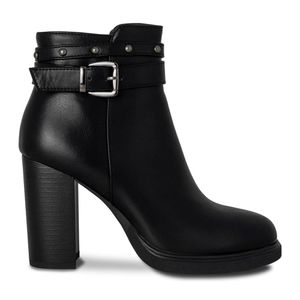 BOTINES MUJER MARCA VIA SPRING COLOR NEGRO