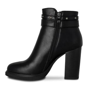 BOTINES MUJER MARCA VIA SPRING COLOR NEGRO