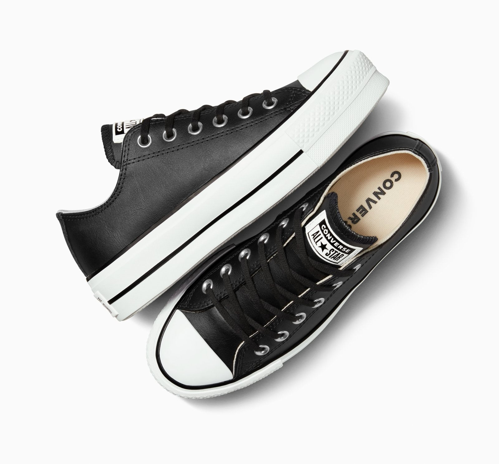 TENIS CONVERSE MUJER ALL STAR LIFT CLEAN NEGRO Springstep