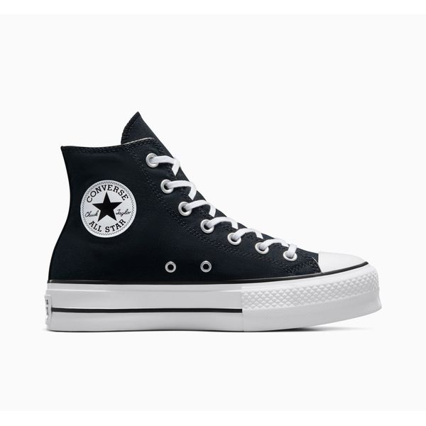 BOTAS CONVERSE MUJER CHUCK TAYLOR ALL STAR LIFT NEGRO