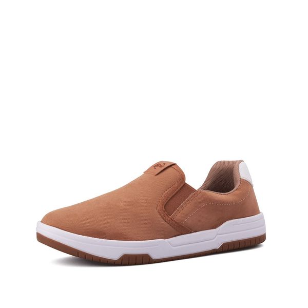 Zapatos Casual Deportivo Hombre Br Sport Color Caramelo/Blanco