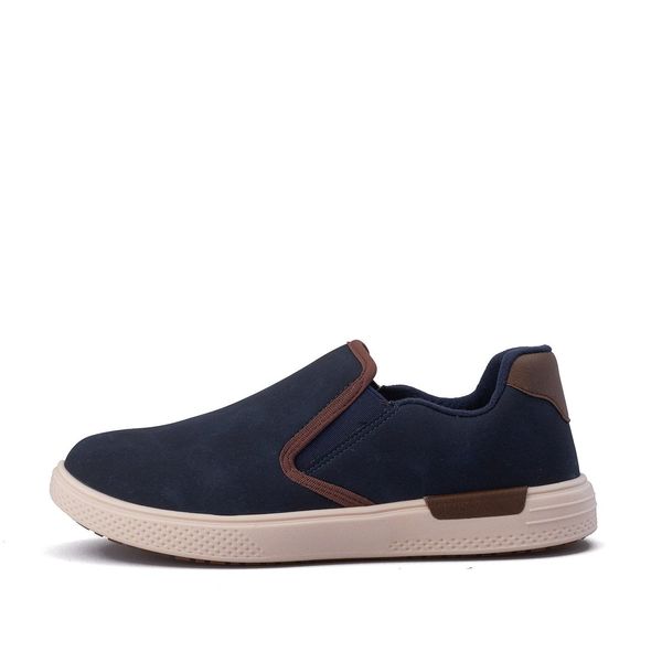 Zapatos Casual Deportivo Hombre Br Sport Color Marino/Camel