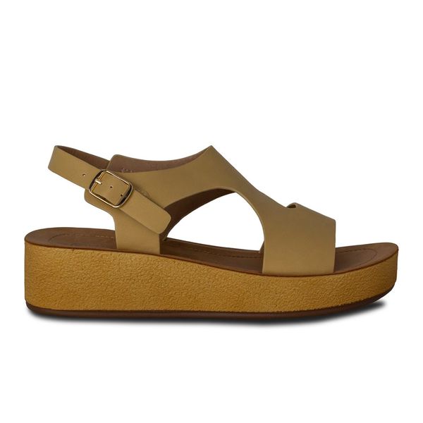 SANDALIAS MUJER MARCA VIA SPRING COLOR BEIGE