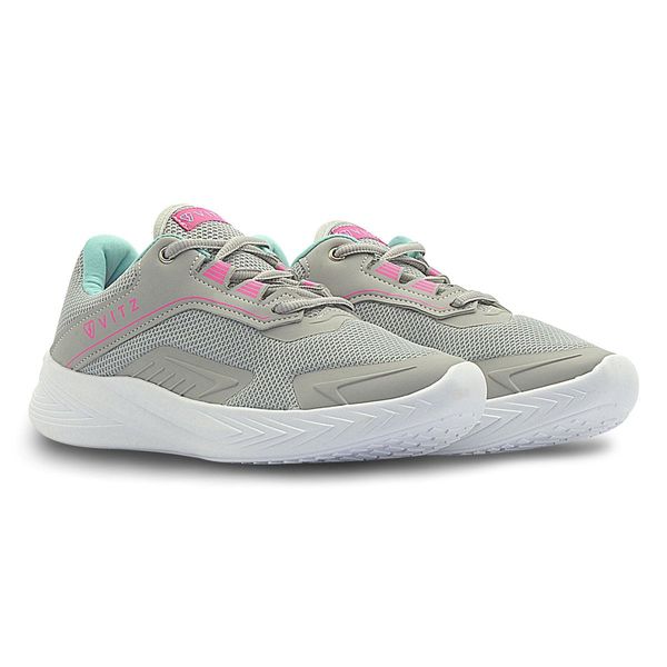 Tenis Infantil Niña Vitz Color Gris