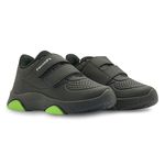 Tenis-Infantil-NiÑo-Color-Negro-verde-Talla-25-1