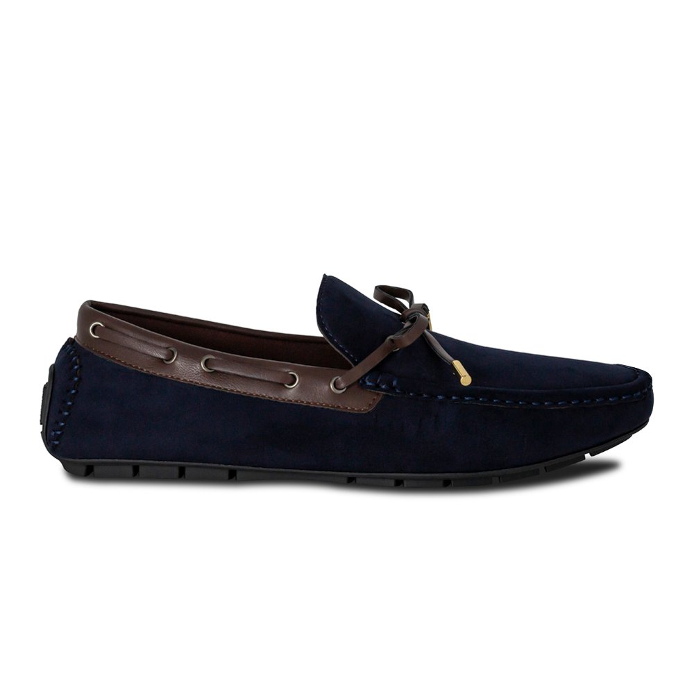 Mocasines azules hombre deals