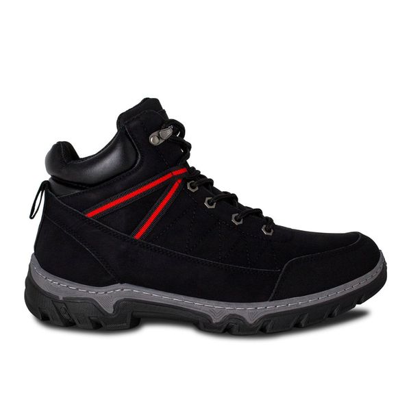 Botas Hombre Marca Breaker Color Negro Con Rojo
