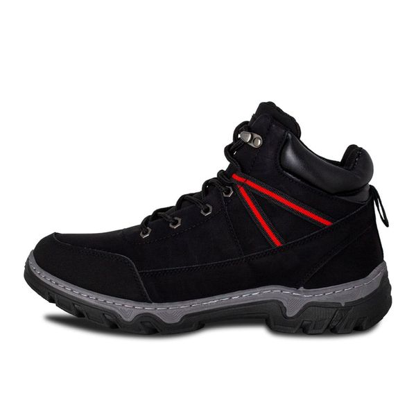 Botas Hombre Marca Breaker Color Negro Con Rojo