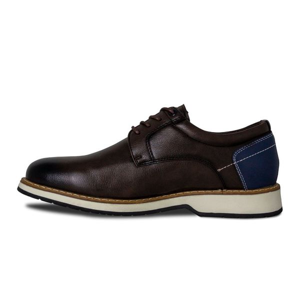 Zapato Formal Hombre Marca Breaker Color Cafe Oscuro