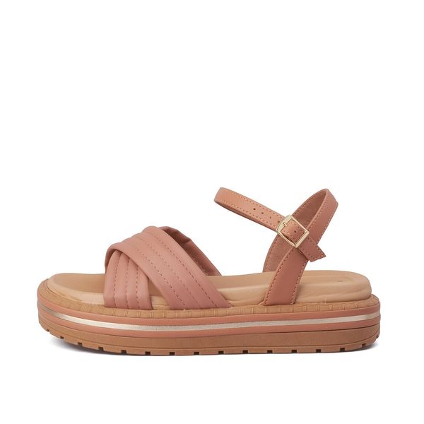 Sandalias Mujer Color Nude Marca Beira Rio