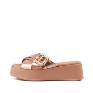 SANDALIAS MUJER COLOR ORO ROSA MARCA BEIRA RIO