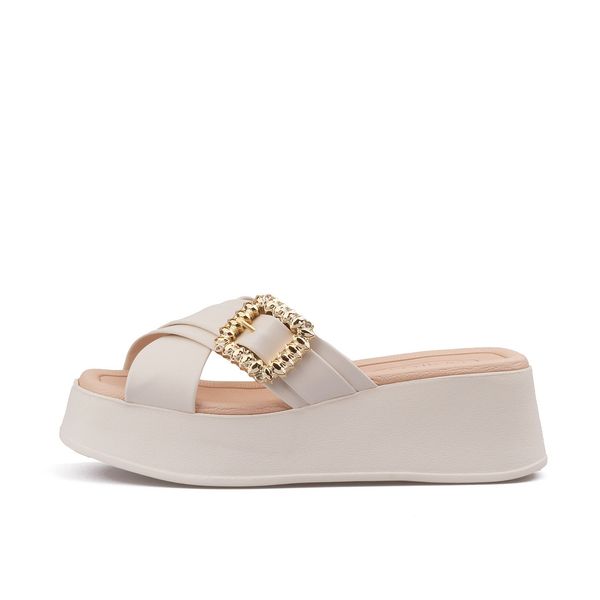 Sandalias Mujer Color Blanco Marca Beira Rio