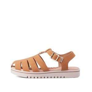 SANDALIAS MUJER COLOR ALMENDRA MARCA MODARE