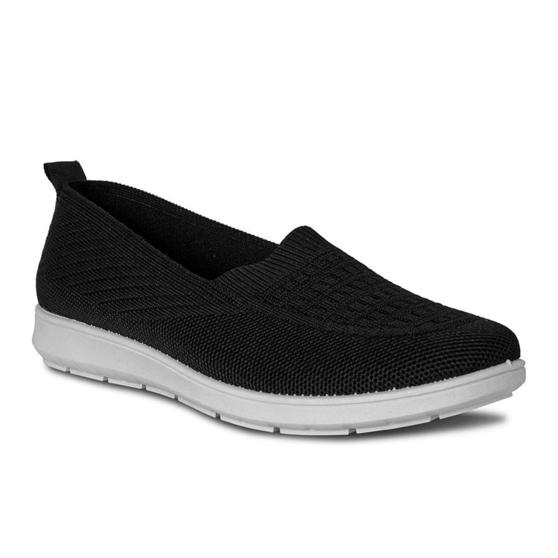 Tenis-Abierto-Mujer-Negros-Marca-Via-Spring-Talla-40-0