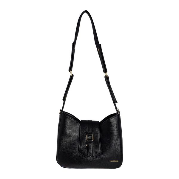 Bolso Negro Mujer Marca Via Spring