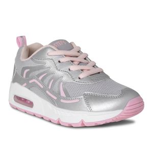 TENIS NIÑA COLOR GRIS/ROSA MARCA STEPS