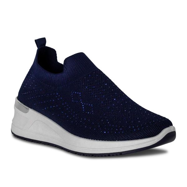 Tenis Azul Mujer Marca Via Spring