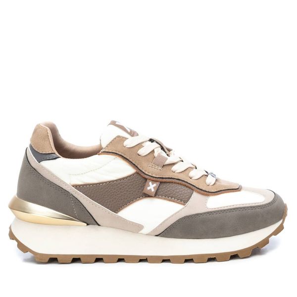 Tenis Casual Mujer Marca Xti Color Beige