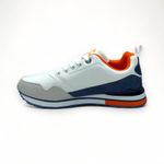 Tenis-Deportivos-Hombre--Black-Mountain-Blanco-naranja-Talla-42-1