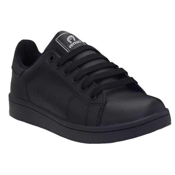 Tenis Escolares Unisex Marca Venus Color Negro