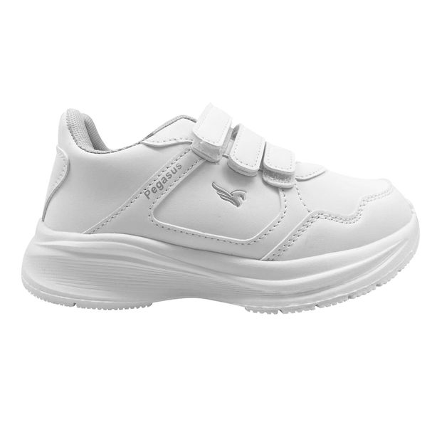 Tenis Escolares Unisex Marca Pegasus Color Blanco