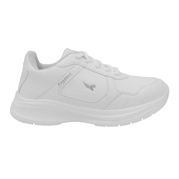 Tenis Escolares Unisex Marca Pegasus Color Blanco