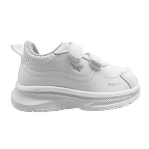 TENIS ESCOLARES UNISEX MARCA PEGASUS COLOR BLANCO/GRIS