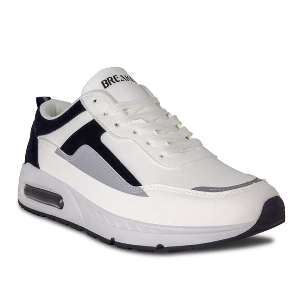 Tenis Deportivo Cusual Blanco Hombre Breaker
