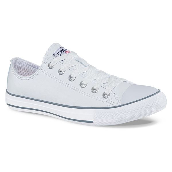 Tenis Escolar Blanco Discovery Bajo New