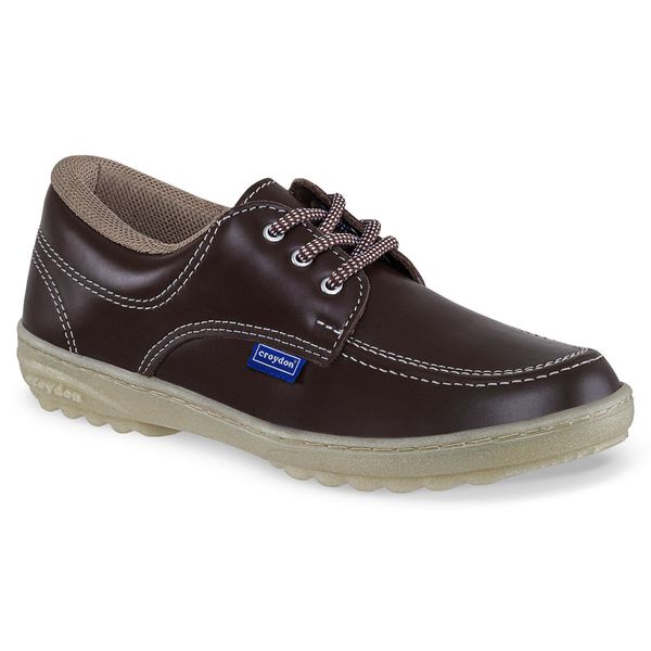 Zapatos Escolar Leader Unisex Color Cafe Croydon