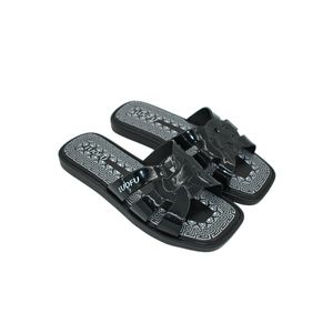 CHANCLAS MUJER LUOFU NEGRO
