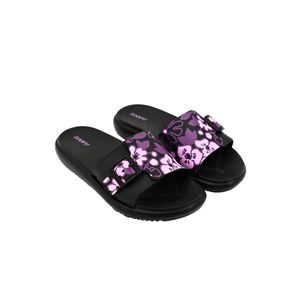 CHANCLAS MUJER LUOFU NEGRO