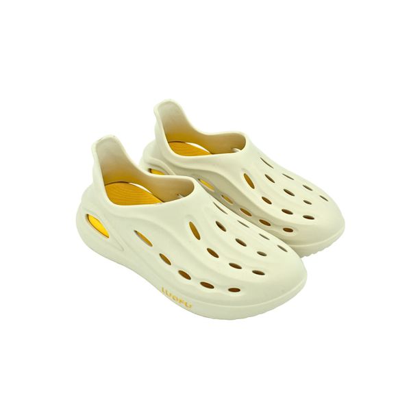 Chanclas Mujer Luofu Crema