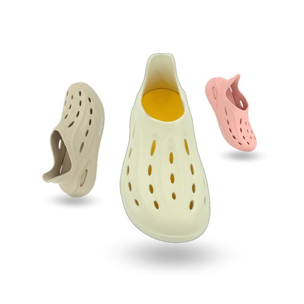 Chanclas Mujer Luofu Crema