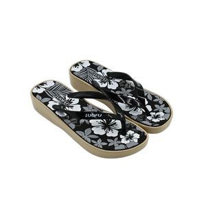 CHANCLAS MUJER LUOFU NEGRO