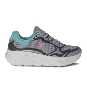 TENIS RUNNING MUJER MARCA XTEP PLATEADOS
