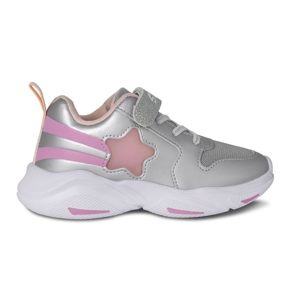 Tenis Niña Color Gris/Rosa Marca Steps