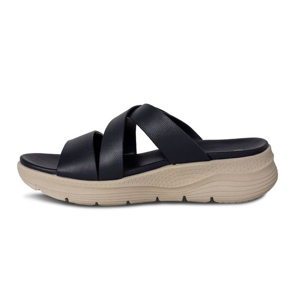 Sandalia Mujer Plataforma Via Spring Negro