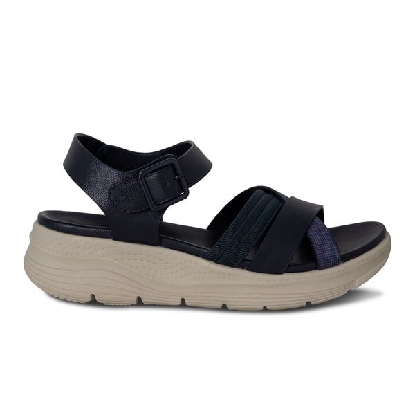 Sandalia Mujer Plataforma Via Spring Azul