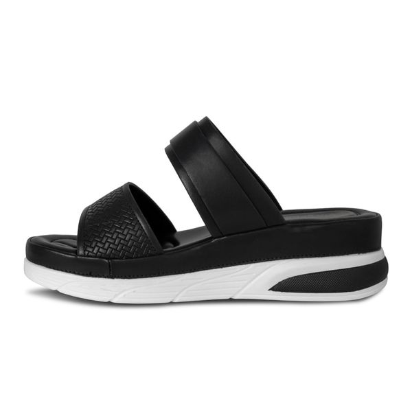 Sandalia Mujer Plataforma Via Spring Negro