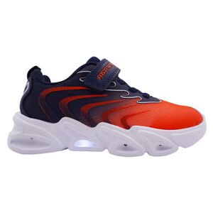 TENIS NIÑO MARCA ATHLETIC AIR AZUL/NARANJA