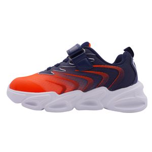 TENIS NIÑO MARCA ATHLETIC AIR AZUL/NARANJA