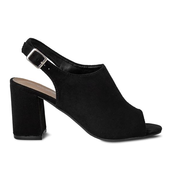 Botines con Hebilla Mujer Via Spring Negro
