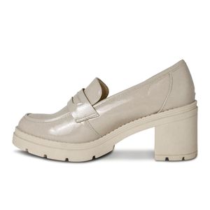 ZAPATO TACON MUJER COLOR CREMA VIA SPRING