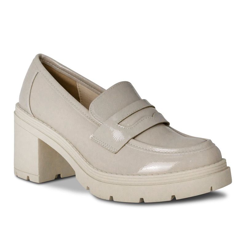 Zapato-Tacon-Mujer-Color-Crema-Via-Spring-Talla-39-0