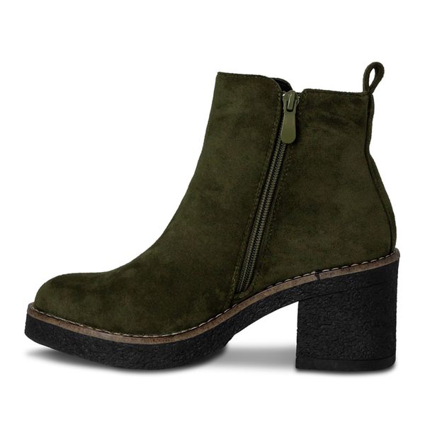 Botines Mujer Verde Oliva Via Spring