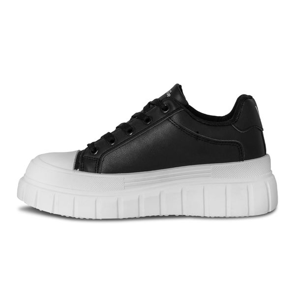 Tenis Casual Mujer Via Spring Negro