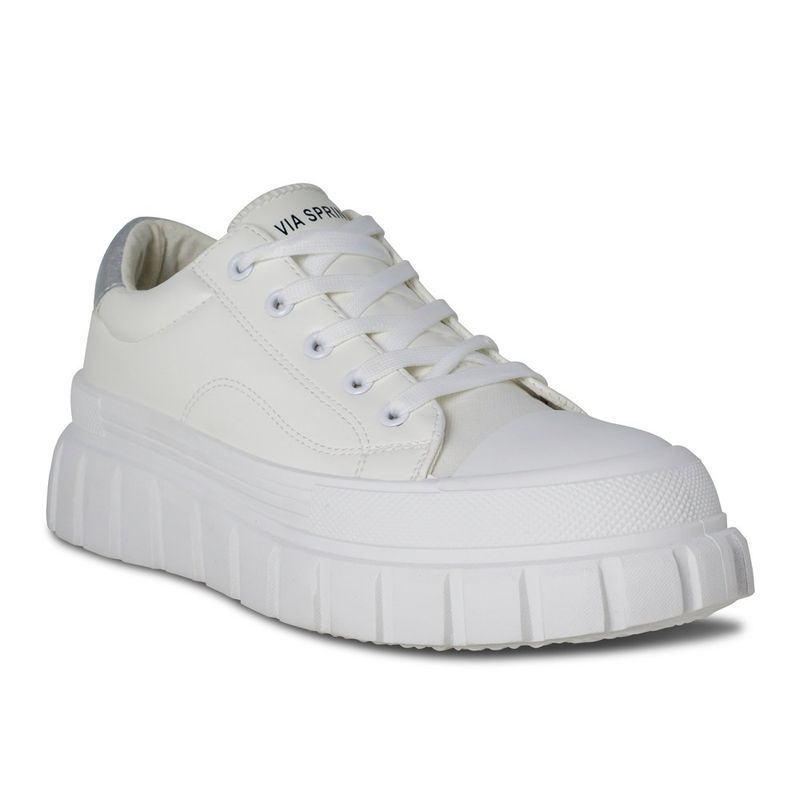 Tenis-Mujer-Blancos-Marca-Via-Spring-Talla-40-0