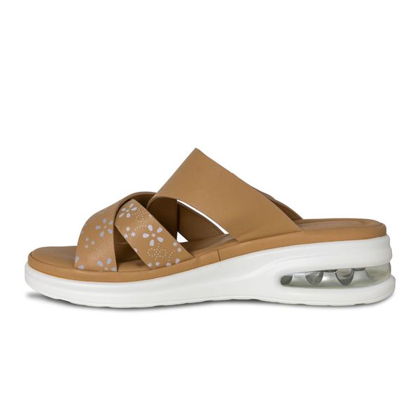 Sandalia Mujer Color Cafe Marca Via Spring