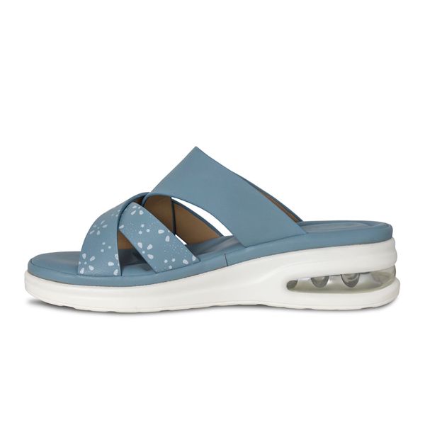 Sandalia Mujer Color Azul Marca Via Spring